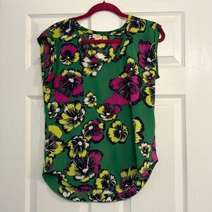Jcrew floral blouse